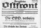 Tageszeitung Ostfront-SPD verboten!